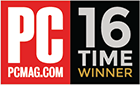 PCMAG.COM 16 TIME WINNER